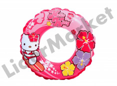 Colac de inot bebe cu Hello Kitty - 61cm foto