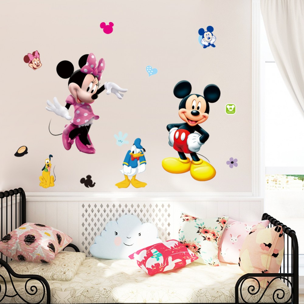 STICKER PERETE tapet desene pe pereti DISNEY camera copii Mickey Mouse  70x50 cm | Okazii.ro
