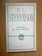 e4 Seniorul De Ballantrae - R.l.stevenson foto