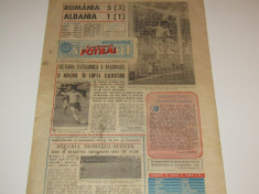 Ziar Sportul / Fotbal (27.03.1987) Romania-Albania foto