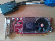 Placa video Ati Radeon HD 2400 XT 256 Mb/64biti DDR2 low profile. foto