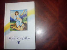 BIBLIA COPIILOR ( foarte rara, cartonata, ilustratii de calitate ) * foto