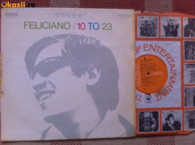 Jose Feliciano 10 To 23 disc vinyl lp muzica soft pop latino usoara RCA rec. VG+ foto