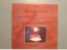 BEETHOVEN - CONCERTO No 5 - PIAN (ECE 02600/ELECTRECORD ) - VINIL stare PERFECTA foto