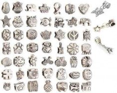 Charmuri/Talismane tip Pandora modele deosebite placate cu argint 5+1GRATIS foto