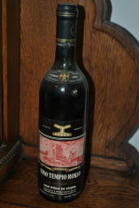 STICLA DE VIN VECHI DE COLECTIE AN 1968 ,VINO TEMPIO ROSSO foto