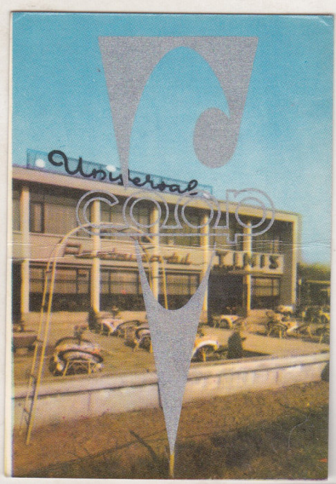 bnk cld Calendar de buzunar - 1969 - COOP - Restaurantul Timis