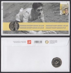 BELGIA 2009 PLIC NUMISMATIC CICLISM EDDY MERCKX foto