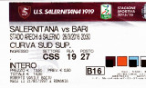 Bilet meci fotbal SALERNITANA - AS BARI 26.03.2016 (Italia)