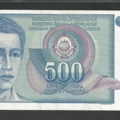 IUGOSLAVIA 500 DINARI 1990 [14] P-106 , VF+