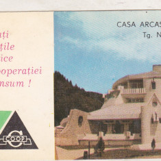 bnk cld Calendar de buzunar - 1974 - COOP - Casa Arcasului Targu Neamt