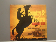 COUNTRY &amp;amp; WESTERN - GR. HITS II (EDE 01838/ELECTRECORD ) - VINIL stare PERFECTA foto