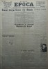 Epoca, Ziar Conservator 21 Mai 1935, Ion Mihalache, Hagi Mosco, Format Mare, 4 Pagini