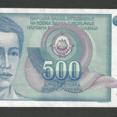 IUGOSLAVIA 500 DINARI 1990 [12] P-106 , VF++