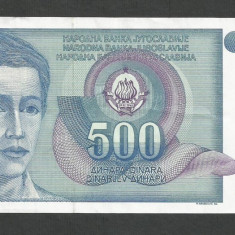 IUGOSLAVIA 500 DINARI 1990 [10] P-106 , XF
