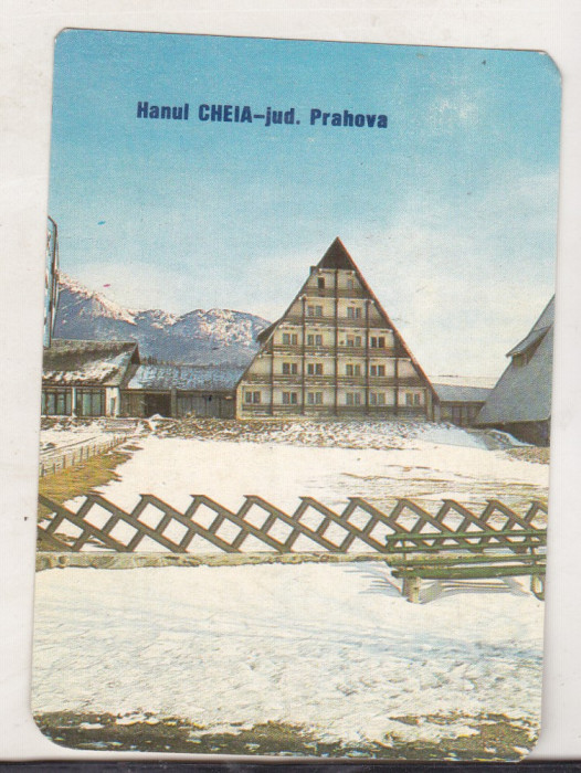 bnk cld Calendar de buzunar - 1983 - Hanul Cheia jud Prahova