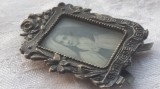 RAMA ICOANA FOTO art nouveau 1900 FRANTA cu picior VECHE manopera EXCEPTIONALA