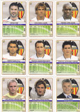 13 cartoane jucatori fotbal-CF VALENCIA (Spania 2004)