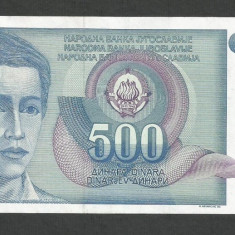 IUGOSLAVIA 500 DINARI 1990 [13] P-106 , VF+