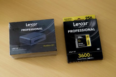 LEXAR 256GB Professional 3600x CFast 2.0 540 MB/s + LEXAR Reader CR1 USB 3.0 foto