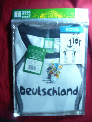 Tricou al Echipei Germaniei la Campionatul Mondial din Brazilia ,2014, baieti foto
