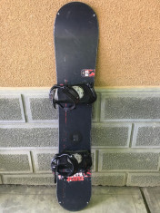 Placa snowboard NIDECKER ACCES 158cm cu legaturi K2 red foto