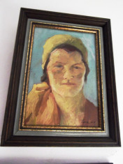 Reducere Portret interbelic Tarasov 34x26 cm foto