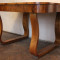 Masa stil Art Deco, extensibila, din lemn masiv; Masa 126+50X90 cm