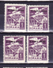 Timbre ROMANIA 1930 = VULTUR CU STEAG SUPRATIPAR &amp;quot;8 IUNIE 1930&amp;quot;, MNH foto