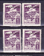 Timbre ROMANIA 1930 = VULTUR CU STEAG SUPRATIPAR &amp;quot;8 IUNIE 1930&amp;quot;, MNH foto