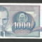 IUGOSLAVIA 1000 1.000 DINARI 1991 [2] P-110 , XF++ a UNC