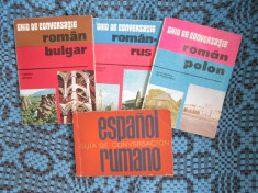 GHID DE CONVERSATIE (OFERTA 4 GHIDURI!!!) ROMAN / SPANIOL - RUS - POLON - BULGAR foto