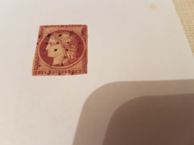 franta 1849 ceres/ 1 Franc/ 1000 euro foto