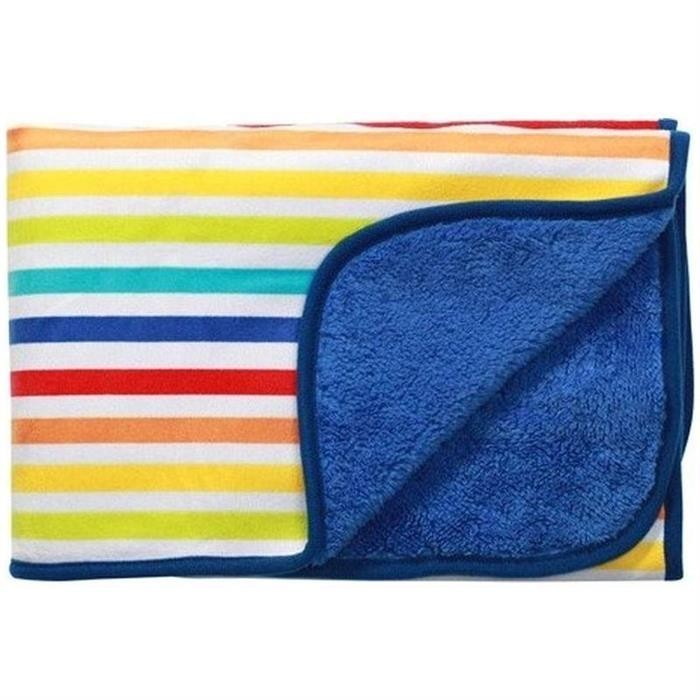 Paturica Microfibra Cu Doua Fete Dungi Multicolor 75X100 - Babyono foto mare Paturica Microfibra Cu Doua Fete Dungi Multicolor 75X100 - Babyono foto mare