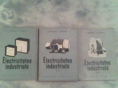 Electricitatea industriala I-II-III-N.Sotirescu,V.Ciocionica foto