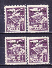 Timbre ROMANIA 1930 = VULTUR CU STEAG SUPRATIPAR &amp;quot;8 IUNIE 1930&amp;quot;, MNH foto