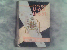 Tractor U 650-U 651-Notita tehnica foto