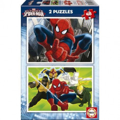 Puzzle Spiderman 2 X 48 Piese foto