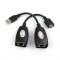 USB extender prelungitor USB conectori USB tata-mama la 2x RJ-45 pana la 50m