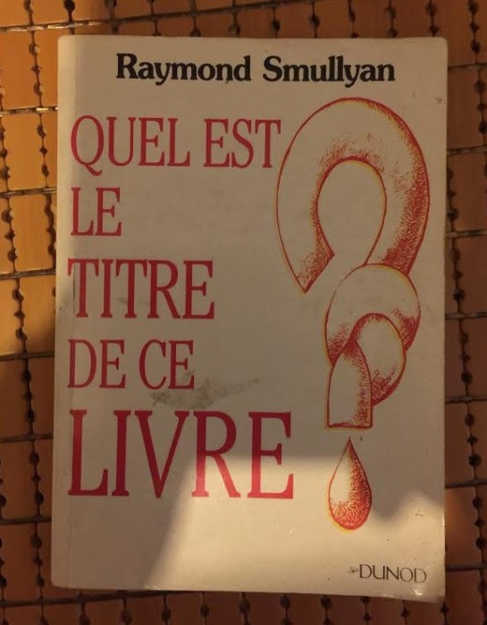 Raymond Smullyan QUEL EST LE TITRE DE CE LIVRE?