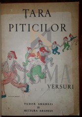 TUDOR ARGHEZI SI MITZURA ARGHEZI - TARA PITICILOR - VERSURI, 1947 foto