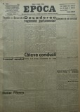 Epoca , ziar al Partidului Conservator , 4 Iunie 1935 , Filipescu , Bratianu