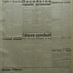 Epoca , ziar al Partidului Conservator , 4 Iunie 1935 , Filipescu , Bratianu
