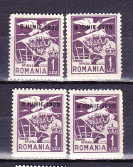 Timbre ROMANIA 1930 = VULTUR CU STEAG SUPRATIPAR &amp;quot;8 IUNIE 1930&amp;quot;, MNH foto