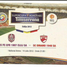 @ Bilet meci- CFR CLUJ- Dinamo Bucuresti 14.07.2012