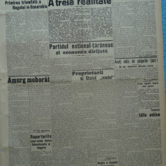 Epoca , ziar al Partidului Conservator , 11 Iunie 1935 , Bratianu , Mihalache