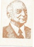 @ carte postala (ilustrata)-HENRI COANDA-Grafica de Radu Stroe