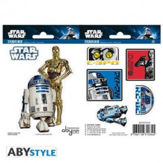 Set Stickers Star Wars 16X11cm R2-D2/C3po foto