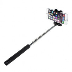 Selfie Stick extensibil cu bluetooth - negru foto