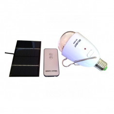 Bec economic cu incarcare solara si telecomanda GD-Light 5005 foto